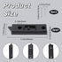 GORGECRAFT 2 Pairs Tilt Latch Replacement Window Parts, Plastic Construction with 8Pcs Iron Screws for Home Windows