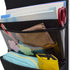 ZKOO Fabric Office Supplies Storage Organizer - Wall Mount/Over The Door Hanging File Folder with 6 Pockets & 2 Hangers