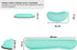 iFine Upgrade Cleanable PU Leather Keyboard Wrist Rest Pad & Mouse Cushion for School, Home, Office, Comfortable