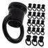 Veemoon 100 Pcs Strong Ring Hanging Light Hook Ceiling Hook for Chandelier Ceiling Lantern s Chandelier Swag Eye Bolts