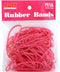 JAM PAPER Colorful Rubber Bands, Size 33, Pink Rubberbands, 100/Pack