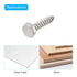 uxcell 20pcs Hex Head Lag Screws Bolts, 1/4" x 1-1/4" 304 Stainless Steel Partial Thread Wood Screws