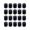 Pastlla 20 Pcs Metric Black M6 Barrel Nuts Cross Dowels Slotted Nuts Bed