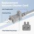 Vacuum Cleaner Power Cord 36ft Compatible for Shark Navigator Lift Away Upright Vacuum Pro NV355 NV360