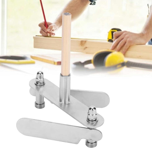 Hyuduo Woodworking Scriber, Stainless Steel, HT201934-60mm, Center Finder, 60mm Scriber Tool