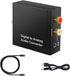 Airlxf Audio Converter, Digital to Analog DAC SPDIF Optical to Analog L/R RCA Converter, Optical to 3.5mm Jack Adapter