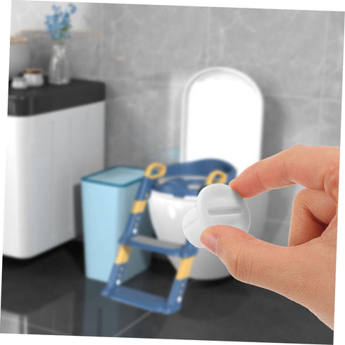 OUNONA 3pcs Toddler Toilet Seat Attachment Plastic Training Screws Potty Step Stool Sturdy and Decorative Easy