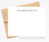 Monogrammed Set 10 Customizable Note Cards - of with Envelopes
