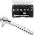SHARDEN 28pcs Mini Ratchet Set, Right Angle Screwdriver and Bit with Metric Socket Set for Tight Spaces