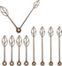 uxcell 5 Set Walnut Wooden Clock Hands, 120mm/4.72 Inch Minute, 104mm/4.09 Inch