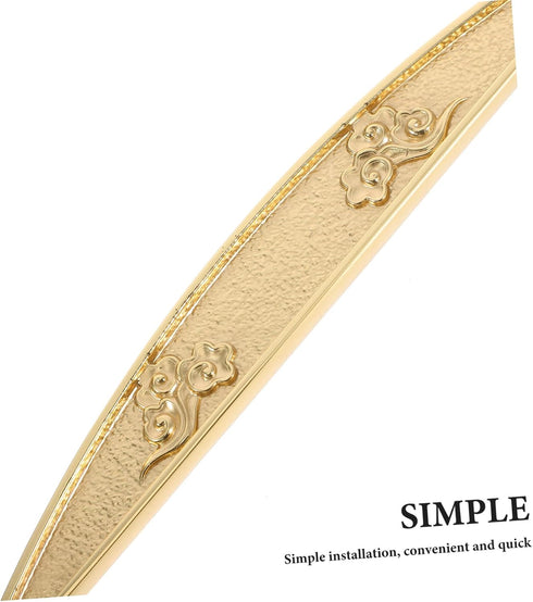 ABOOFAN Brass Double Hole Drawer Handle Chinese Style Pull for Cabinets Wardrobes Bedside Tables and Furniture