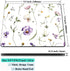 IMAYONDIA 9.5" 7.9" Computer Mouse Pads for Desk, Sage Green Floral Mouse Pad Small Square Computer Mousepad, x