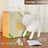 ANJOGIFT Dimmable LED Kids Night Light Cute Reindeer Elk Lamp-USB Rechargeable, Color Temperature and Brightness