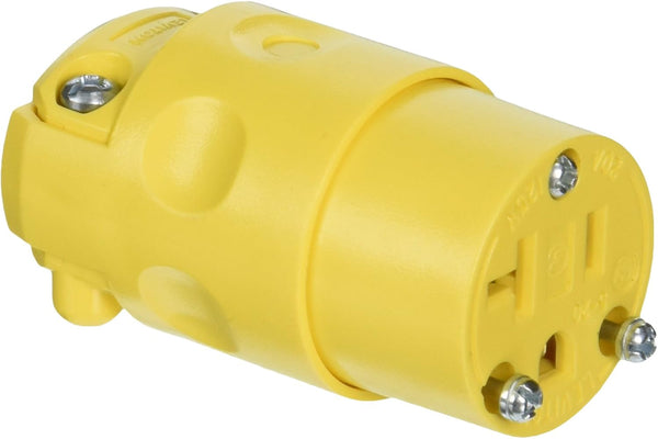 Leviton Conn Workshop 2PO 3WI Polar, 20A125V, 520CV YL