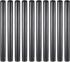 10 Pack 1 Inches x 14 Inches Black Malleable Steel Nipples Fitting, DIY Steampunk Industrial Vintage Style.
