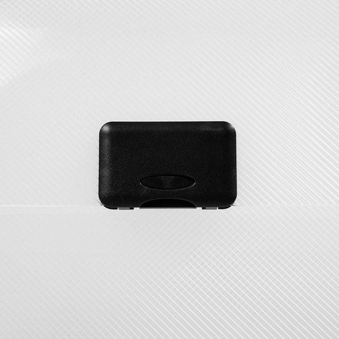 JAM PAPER Plastic Box Portfolio, 9 1/2 x 13 1/4 x 1 1/8, Clear, Sold Individually