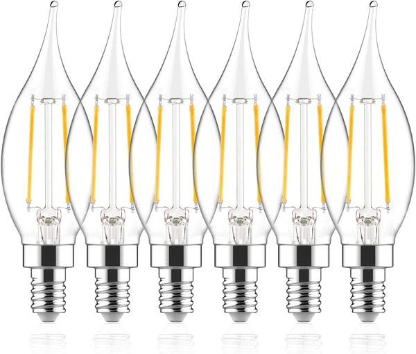 Sengled Candelabra Led Light Bulbs Dimmable, E12 Led Bulb 60 Watt Equivalent, CA10
