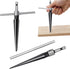 2Pcs Bridge Pin Hole Reamer Set, 3-13mm(1/8''-1/2'') & 5-16mm( -5/8") T Handle Taper Reamer, Chamfer Reaming Tool