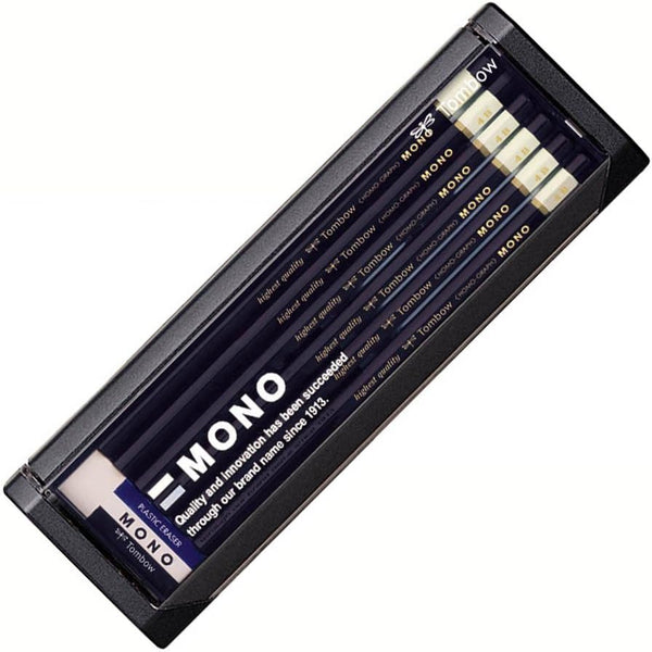 Tombow MONO Pencil 4B, 1 Dozen, MONO-4B