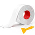 Mokani Waterproof Caulk Tape, 1 Roll White Sealant Strip, 1.5" x 10.5Ft for Kitchen and Bathroom