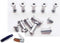 5Afashion EDC Knives Handle Pivot Pin Screw, Survival Knife Rivets, Pocket Folding Knife Shaft Fasteners, 10 Sets
