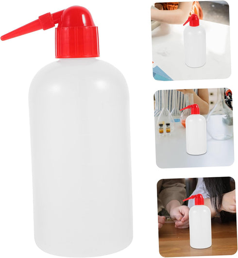 2pcs ULTECHNOVO Portable Narrow Mouth Wash Bottle Laboratory Wash Bottle Scale for Accurate Liquid Measurement Plastic