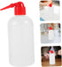 2pcs ULTECHNOVO Portable Narrow Mouth Wash Bottle Laboratory Wash Bottle Scale for Accurate Liquid Measurement Plastic