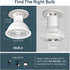 Dimmable MR16 Bulbs, 50W GU5.3 MR16 Bulbs, 12V 5W 2700K 500lm 40 6 Packs Linkind LED Equivalent Bi-Pin Base Low Voltage