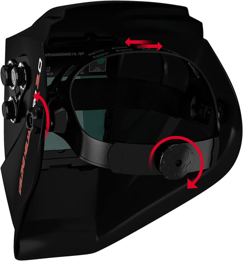Welding Helmet Headgear - Adjustable Replacement Headgear with Sweatband for Square Hole Welding Helmet Accessories