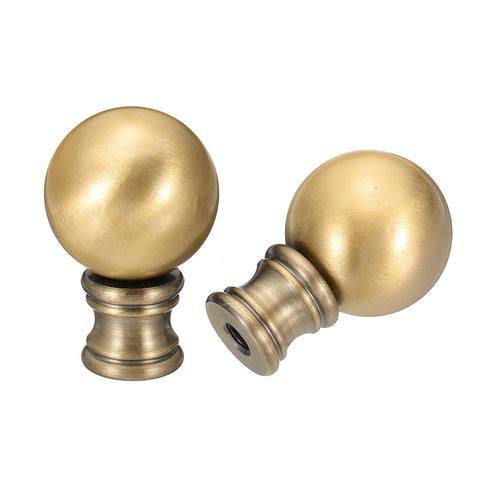 PATIKIL 30mm Lamp Shade Finial, 2pcs Lamp Finials Caps Knob with Removable