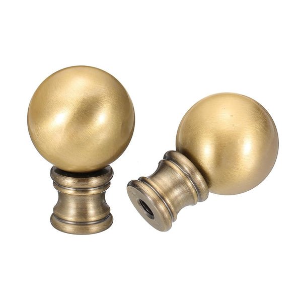 PATIKIL 30mm Lamp Shade Finial, 2pcs Lamp Finials Caps Knob with Removable