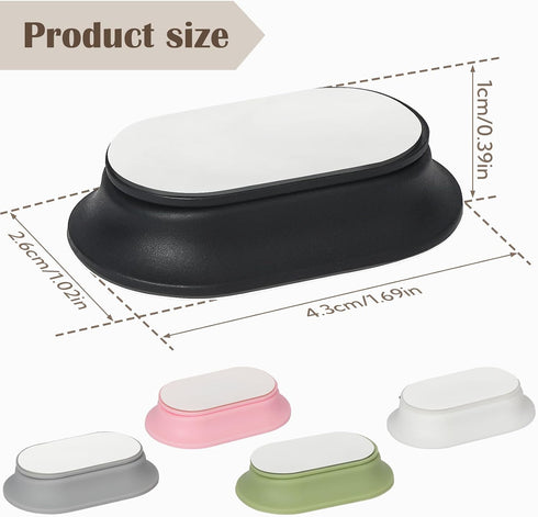 VZZNN 20 Pack (5 Magnetic Remote Control Holder Wall Mount Colors), Self Adhesive TV Remote Holder No Drill for Home
