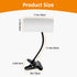 Ludapp 180 Indoor Clip-On Security Mirror Convex Partition Mirror for Personal Safety and Security Desktop Rearview