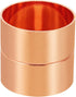 PATIKIL 2-1/8 Inch ID Copper Coupling Fittings, Rolled Tube Stop Pipe Fitting for HVAC Plumbing