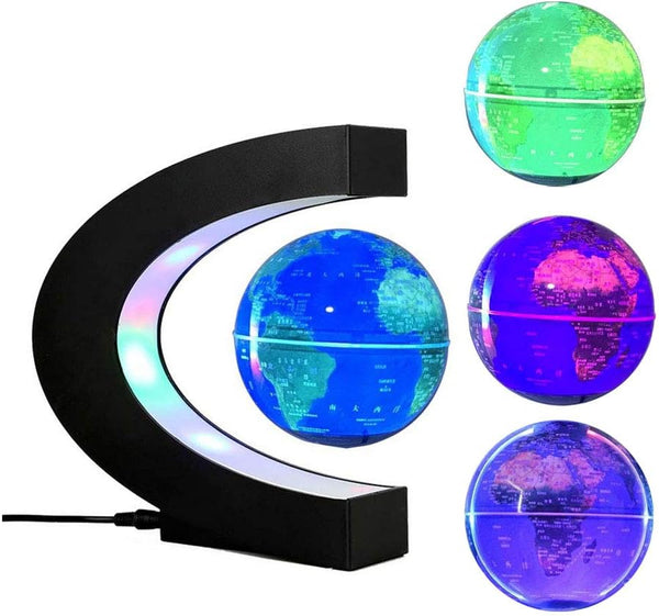 Office Desk Lamp Multi-Color Changing Floating Levitating Light Decoration Magnetic Levitation Floating