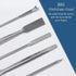 13PCS Lab Spatula Micro Scoop Set, Stainless Steel Laboratory Mixing Reagent Spoon for Measuring & Crafting