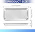 NUOMI Medical Surgical Tray, Stainless Steel Instrument Trays Organizer, 2 Pack Dental Procedure Tray