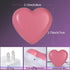 INZU Cute Night Light, Heart Night Light for Kids, LED Nightlight with Auto Dusk to Dawn Sensor, Nightlight Plug into