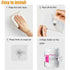 Nelspen (5.04" 5.31" 5.51" Acrylic Wipes Holder, Clear Wall Bracket Container for Cleaning Wipes Wall-Mount or Adhesive
