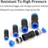 Quick Fitting Set 4mm/6mm/8mm/10mm, Push to Connect Pipe Tube Straight Fittings, Pneumatic Air Line Connector 40Pcs