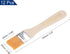 uxcell 6" Paint Brush 1" Width Soft Nylon Bristle with Wood Handle for Wall, Cabinets, Fences Yellow 12Pcs by uxcell