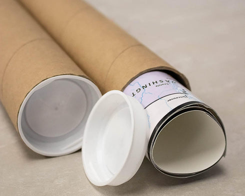 MagicWater Supply Mailing Tube - 2 in x 15 in - Kraft - 1 Pack for Shipping and Storage of Crafts, Posters, Documents