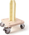NEWISHTOOL Portable Vinyl Roll Rack Stand Storage Mobile Cart with Lockable Caster