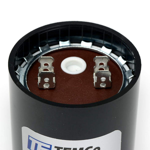 TEMCo 590-708 uf/MFD 110-125 VAC Volts Round Start Capacitor 50/60 Hz AC Electric