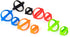 Grifiti Band Joes X Cross Style H-Band 10 Pack, 2 and 3 Inch Long Lasting Silicone Bands for Slim Wallet, Cards,