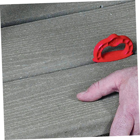 OSALADI 12pcs Decking Board Spacers, Plastic Decorative Nails for Deck Board Spacer Guide