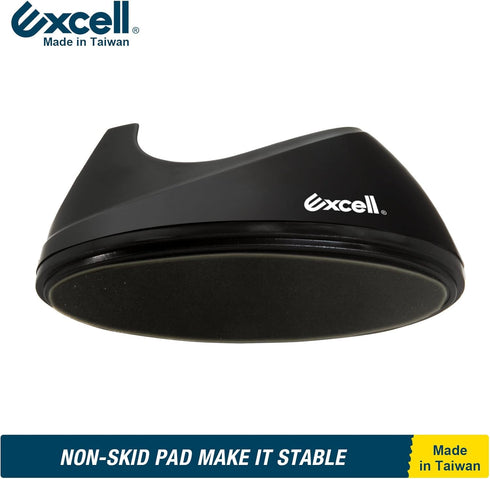 Excell Dualcore Desktop Tape Dispenser, 1" + 3" Core, Sand Weighted Base for Home, Office, Gifts Store