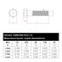 1/4-20 x 2-1/2" Hex Head Bolts Screws, 304 Stainless Steel, Fully Threaded, 8 PCS