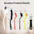 11Pcs Hard Bristle Crevice Cleaning Brush Set for Sink, Cup, Teapot, Bottle, Blender, and Corner