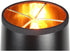 5x6x5 Black Parchment Gold-Lined Drum Chandelier Clip-On Lampshade - Perfect for chandeliers, foyer lights, and wall